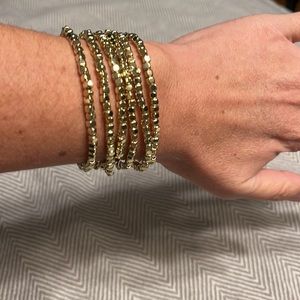 NEW Set of bracelets (6 can be worn together or separate)